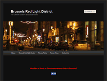 Tablet Screenshot of brusselsredlightdistrict.com